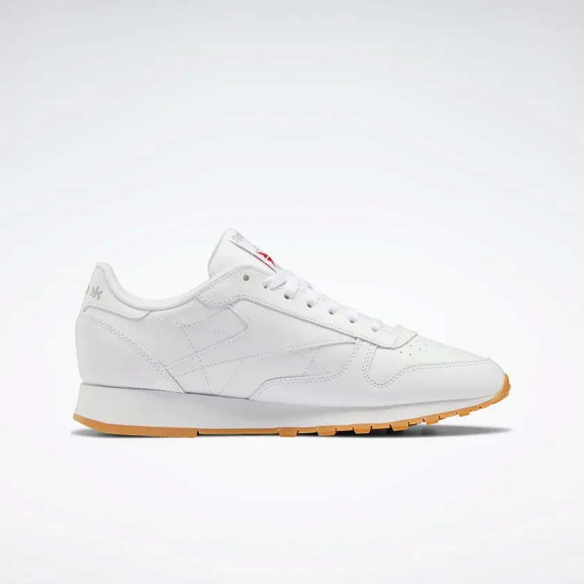 Reebok Men's Classic Leather Shoes - Ftwr White / Pure Grey 3 / Rubber Gum