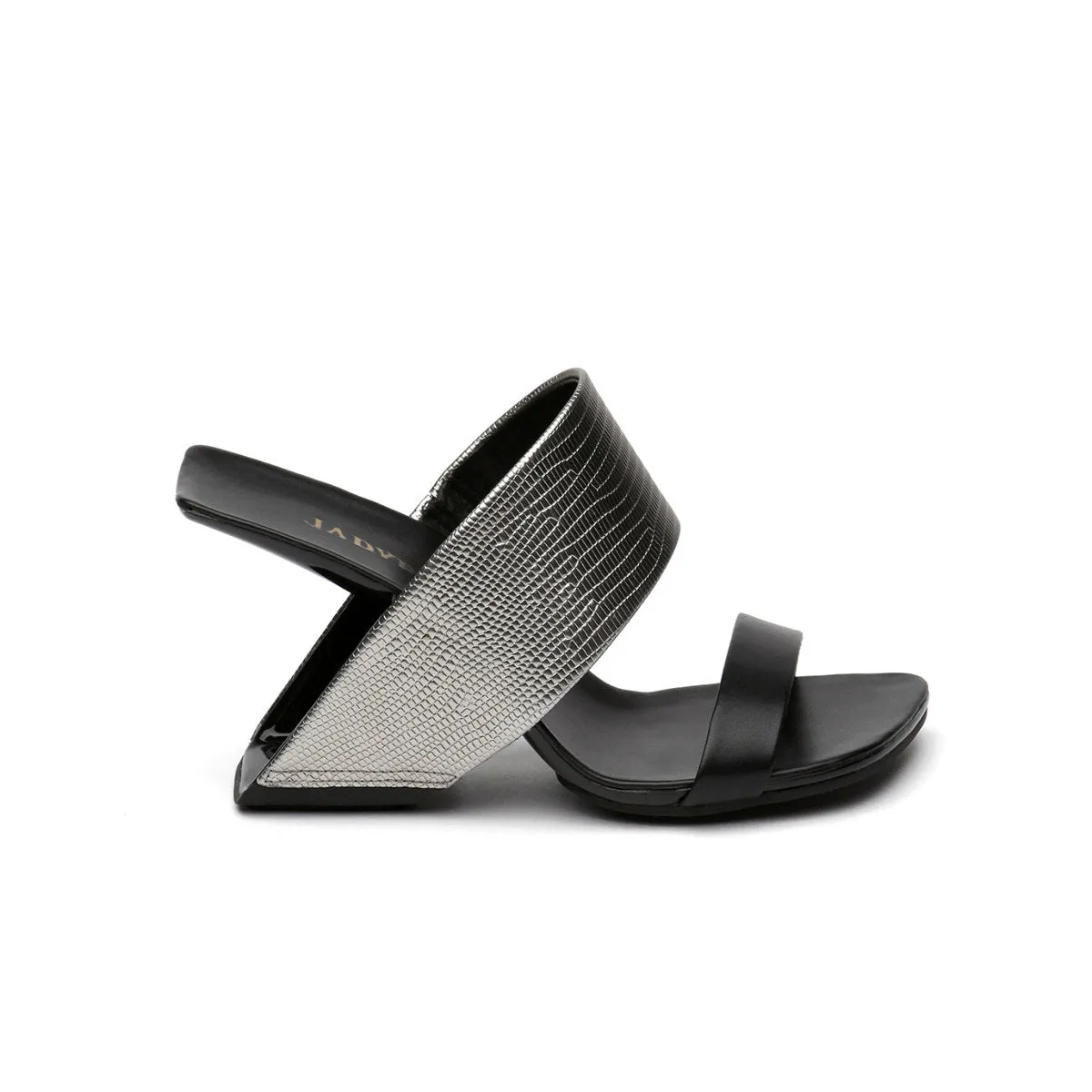 Two-Strap Square-Toe Mules