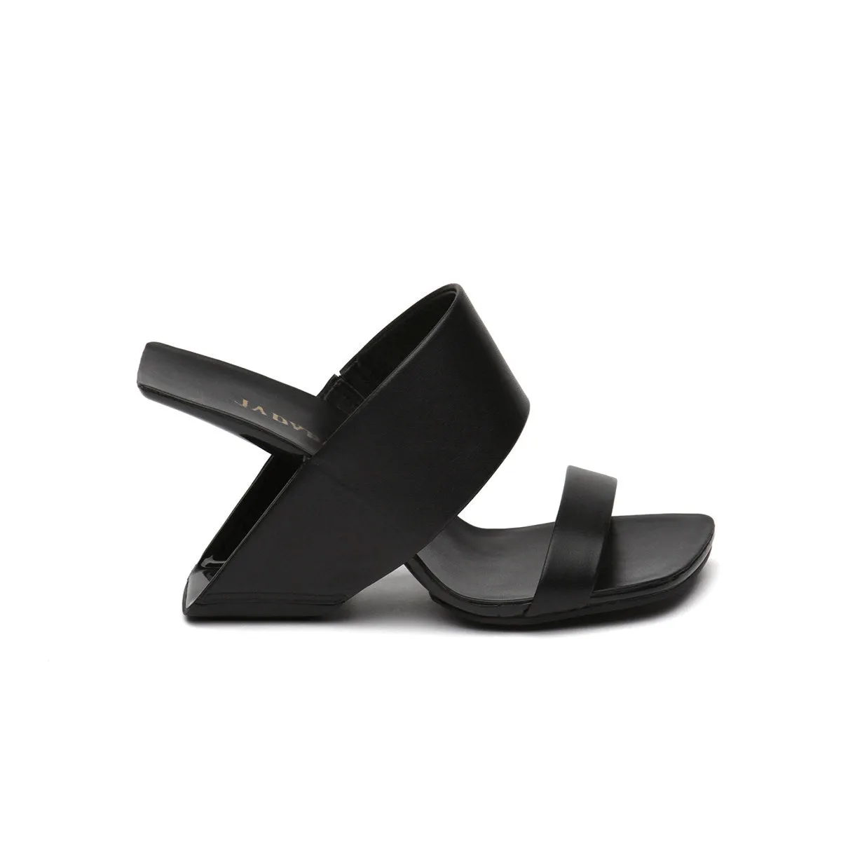 Two-Strap Square-Toe Mules