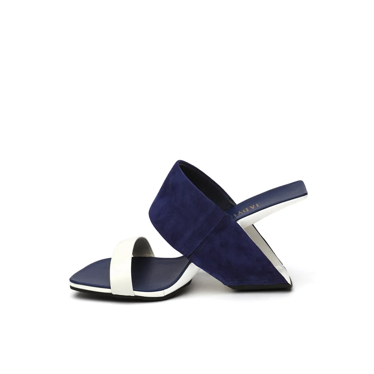 Two-Strap Square-Toe Mules