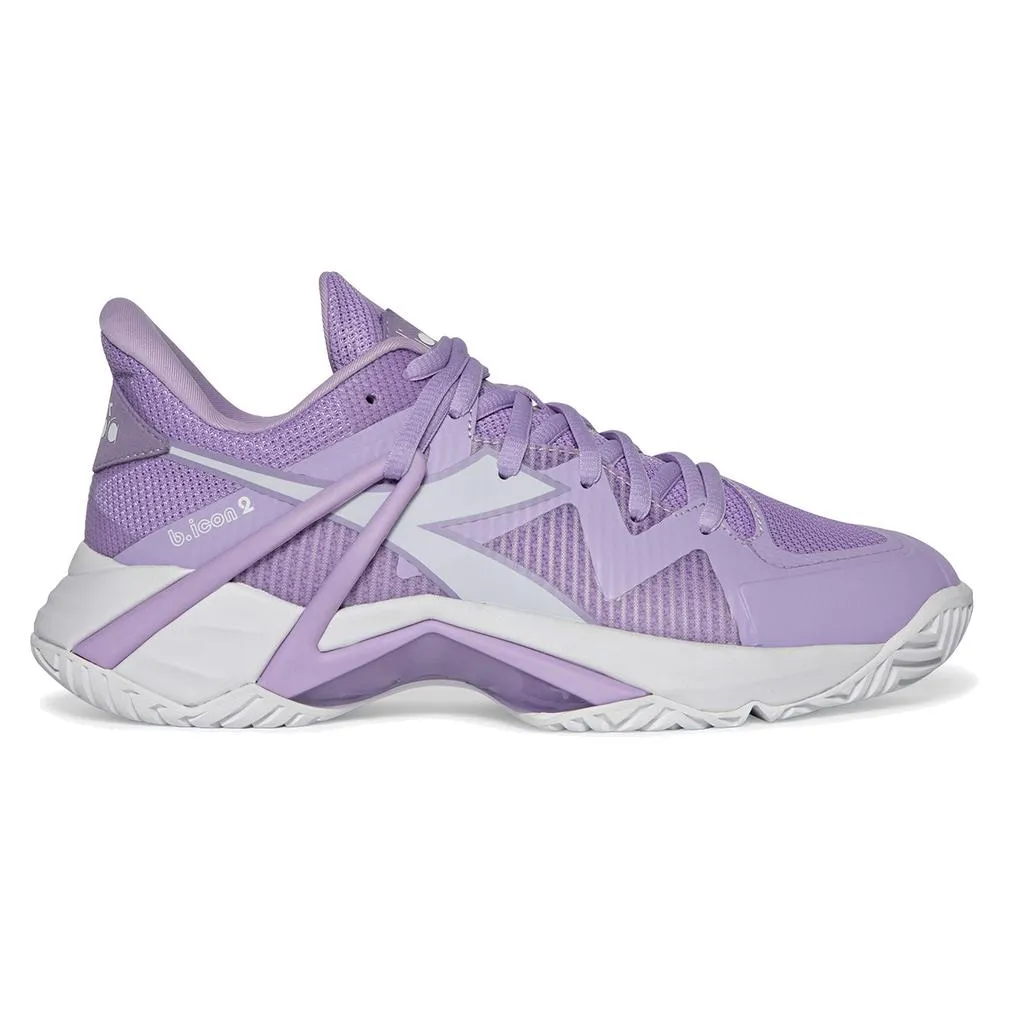 Women's B.Icon 2 AG Tennis Shoes Orchid Bloom and White