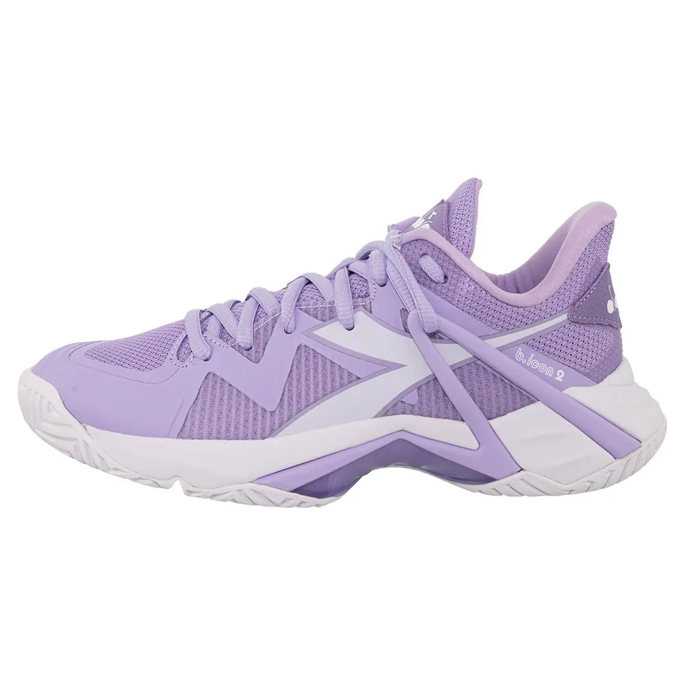 Women's B.Icon 2 AG Tennis Shoes Orchid Bloom and White